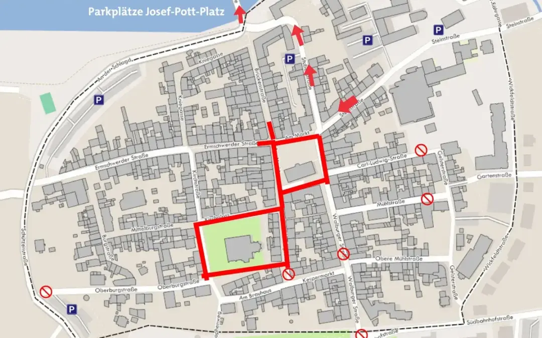 Sperrungen zum Mittelaltermarkt in Witzenhausen am 29. & 30. März 2025
